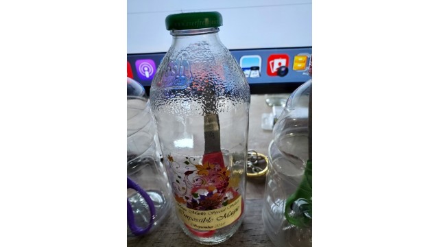 Scissors Inside Bottle by Mark R. Gladue Scissors Inside Bottle by Mark R. Gladue