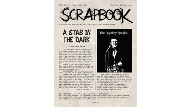 Scrapbook Issue 6 by Alexander De Cova Scrapbook Issue 6 by Alexander De Cova