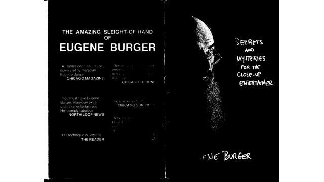 Secrets and Mysteries for the Close-Up Entetainer by Eugene Burger Secrets and Mysteries for the Close-Up Entetainer by Eugene Burger