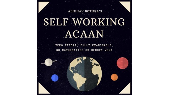 Self-Working Acaan by Abhinav Bothra Self-Working Acaan by Abhinav Bothra