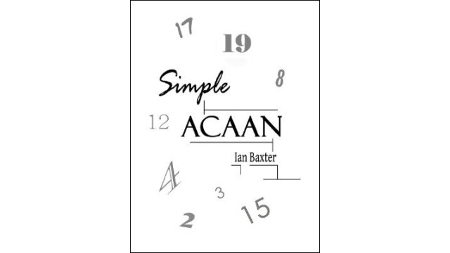Simple Acaan by Ian Baxter Simple Acaan by Ian Baxter