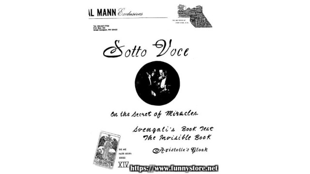 Sotto Voce by Al Mann Sotto Voce by Al Mann