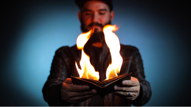 The Aficionado Fire Wallet by Murphy's Magic The Aficionado Fire Wallet by Murphys Magic
