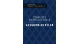 The Complete Card College 3 - Personal Instruction by Roberto Giobbi The Complete Card College 3 - Personal Instruction by Roberto Giobbi
