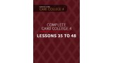 The Complete Card College 4 - Personal Instruction by Roberto Giobbi The Complete Card College 4 - Personal Instruction by Roberto Giobbi