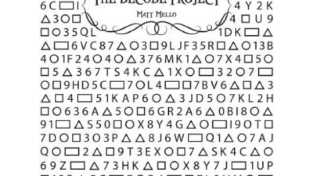 The Decode Project by Matt Mello The Decode Project by Matt Mello