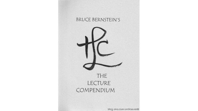 The Lecture Compendium by Bruce Bernstein The Lecture Compendium by Bruce Bernstein
