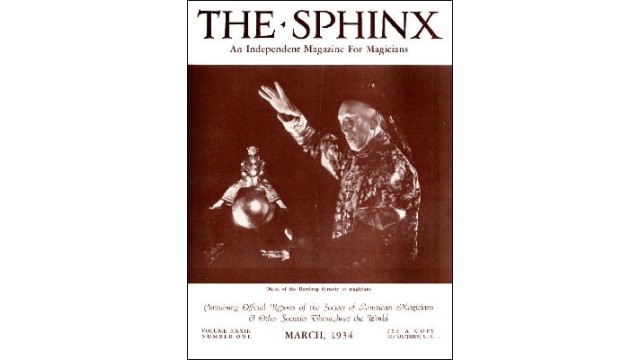 The Sphinx Volume 33 (Mar 1934 - Feb 1935) by John Mulholland The Sphinx Volume 33 (Mar 1934 - Feb 1935) by John Mulholland