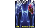 Thought List by Maurice Janssen Thought List by Maurice Janssen