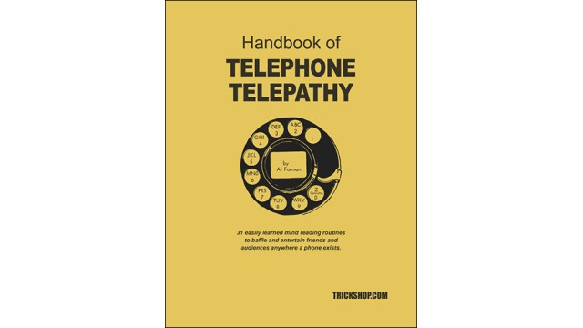 Trickshop - Handbook Of Telephone Telepathy By Al Forman Trickshop - Handbook Of Telephone Telepathy By Al Forman