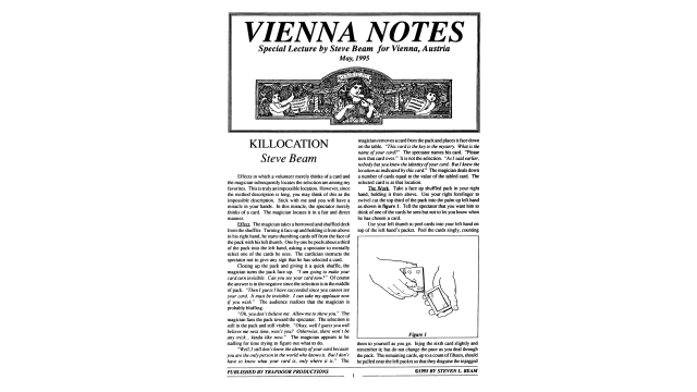 Vienna Notes by Steve Beam Vienna Notes by Steve Beam