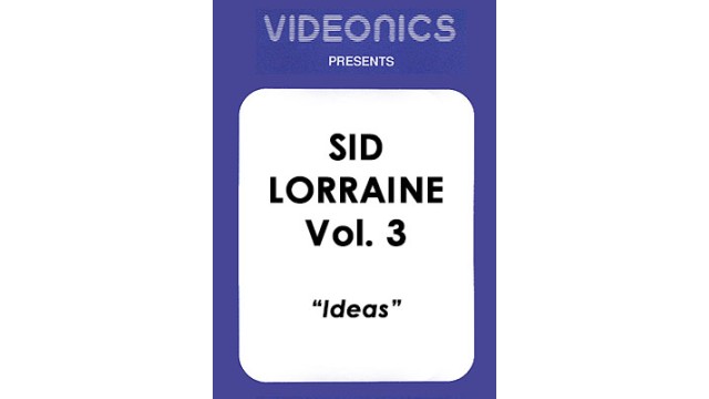 Vol 3 (Ideas) by Sid Lorraine Vol 3 (Ideas) by Sid Lorraine
