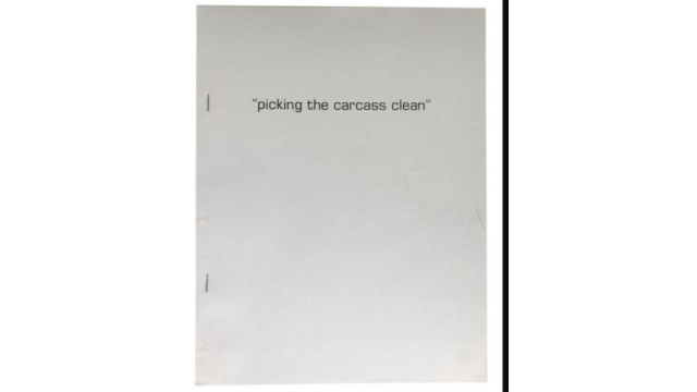 Picking the Carcass Clean by Bill Goodwin - Magic Ebooks Picking the Carcass Clean by Bill Goodwin - Magic Ebooks