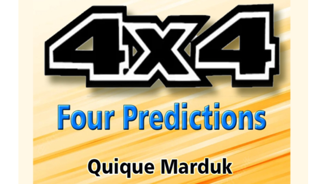 Quique Marduk - 4X4 (Gimmick Not Included) - Greater Magic Video Library Quique Marduk - 4X4 (Gimmick Not Included) - Greater Magic Video Library