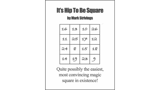 It's Hip To Be Square By Mark Strivings - Magic Ebooks It's Hip To Be Square By Mark Strivings - Magic Ebooks