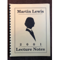 2001 Lecture Notes By Martin Lewis 2001 Lecture Notes By Martin Lewis