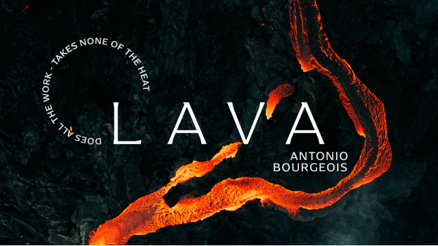 Lava Coin Through Card Gaff - Money & Coin Tricks Lava Coin Through Card Gaff - Money & Coin Tricks