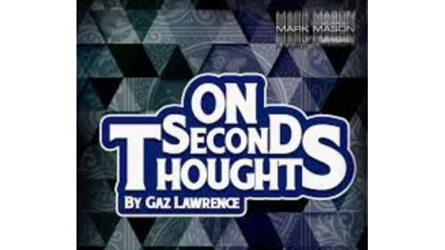Gaz Lawrence – On Second Thoughts ( Instant Download ) - Magic DVDs Gaz Lawrence – On Second Thoughts ( Instant Download ) - Magic DVDs