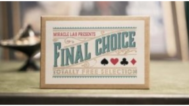 Final Choice by Miracle Lab - 2024 Final Choice by Miracle Lab - 2024