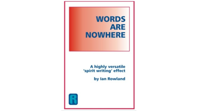 Words Are Nowhere By Ian Rowland - Magic Ebooks Words Are Nowhere By Ian Rowland - Magic Ebooks