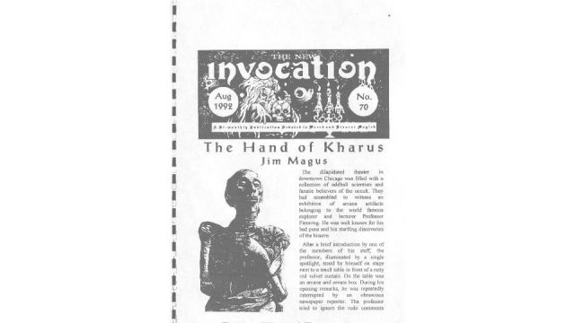 The New Invocation N°70 by Docc Hilford The New Invocation N°70 by Docc Hilford