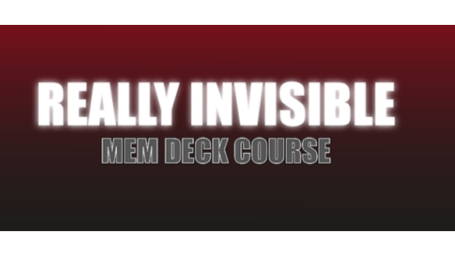 Craig Petty - Really Invisible - Magic DVDs