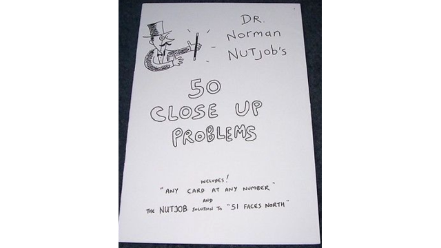 Jerry Sadowitz - Dr. Norman Nutjob's 50 Close Up Problems - Magic Ebooks Jerry Sadowitz - Dr. Norman Nutjob's 50 Close Up Problems - Magic Ebooks