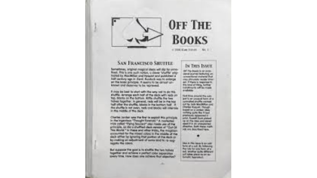 Off The Books Issues 1 To 10 By Karl Fulves - Magic Ebooks Off The Books Issues 1 To 10 By Karl Fulves - Magic Ebooks