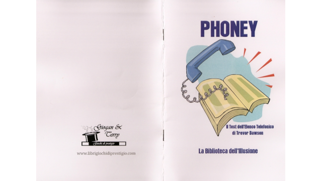 Lewis Ganson - Phoney (in Italian) - Magic Ebooks Lewis Ganson - Phoney (in Italian) - Magic Ebooks