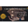Card prediction with dice