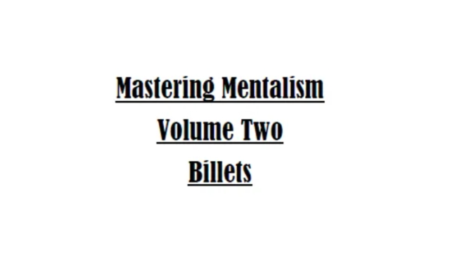 Sam Wooding – Mastering Mentalism Vol. 2 Billets - 2025 Sam Wooding – Mastering Mentalism Vol. 2 Billets - 2025