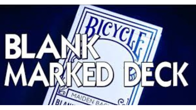 Blank Marked Deck By Yoan Tanuji & Magic Dream - Card Tricks Blank Marked Deck By Yoan Tanuji & Magic Dream - Card Tricks
