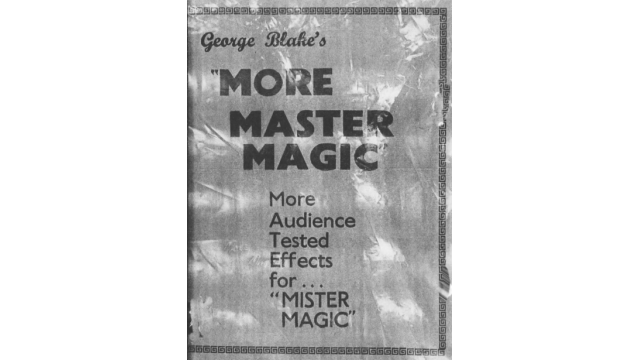 George Blake - More Master Magic - Magic Ebooks