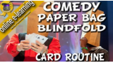 Comedy Paper Bag Blindfold by Wolfgang Reise Comedy Paper Bag Blindfold by Wolfgang Reise