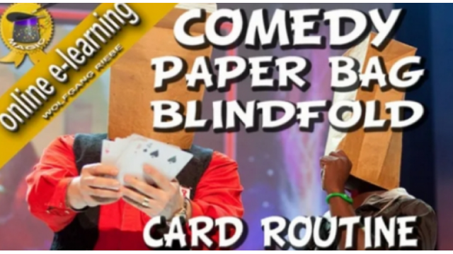 Comedy Paper Bag Blindfold by Wolfgang Reise - Card Tricks Comedy Paper Bag Blindfold by Wolfgang Reise - Card Tricks