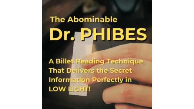 Docc Hilford – The Abominable Dr. Phibes - Mentalism Docc Hilford – The Abominable Dr. Phibes - Mentalism