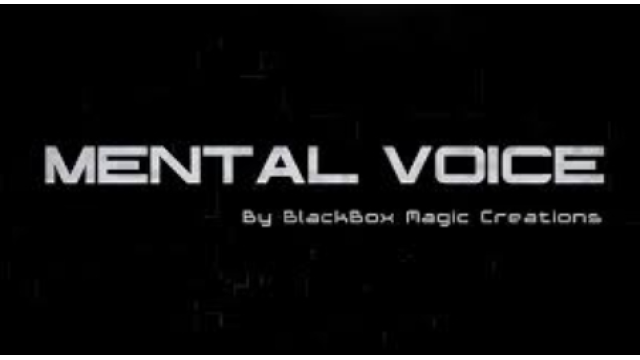 BlackBox Magic Creations - Mental Voice - Magic DVDs