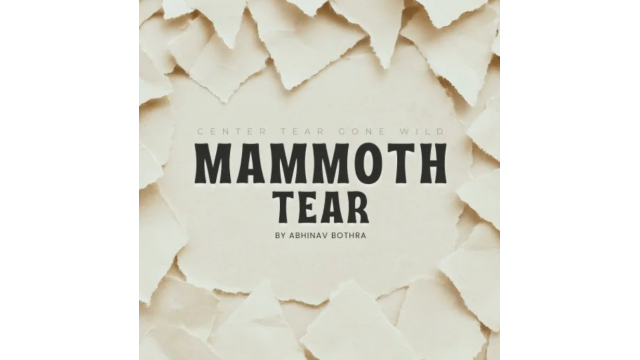 Mammoth Tear by Abhinav Bothra - 2025 Mammoth Tear by Abhinav Bothra - 2025