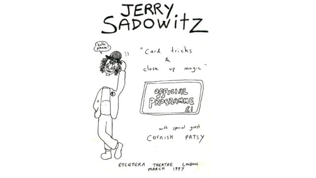 Jerry Sadowitz - Excetera Theatre Programme - Magic Ebooks
