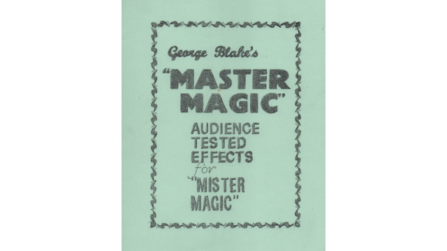 George Blake - Master Magic - Magic Ebooks George Blake - Master Magic - Magic Ebooks