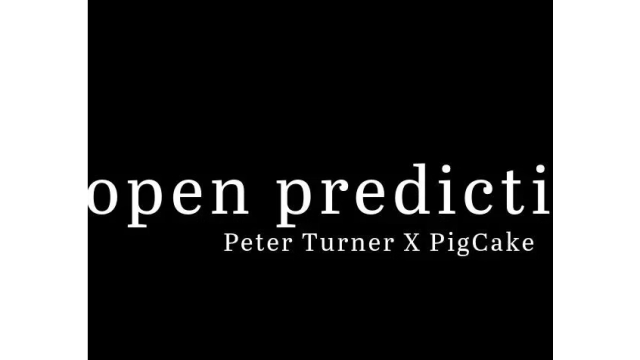 Open Predictions by Peter Turner - Card Tricks Open Predictions by Peter Turner - Card Tricks