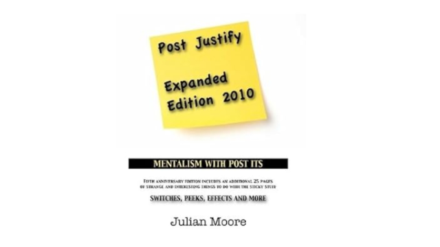 Julian Moore - Post Justify Mentalism With Post-It Notes (2010) - Magic Ebooks Julian Moore - Post Justify Mentalism With Post-It Notes (2010) - Magic Ebooks