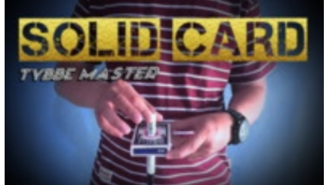Tybbe Master - Solid Card - Card Tricks