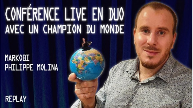 Conférence Live En Duo (2023-03-24) by Philippe Molina & Markobi - Magic DVDs Conférence Live En Duo (2023-03-24) by Philippe Molina & Markobi - Magic DVDs
