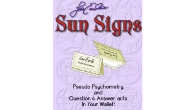 Lee Earle - Sun Signs - 2025 Lee Earle - Sun Signs - 2025