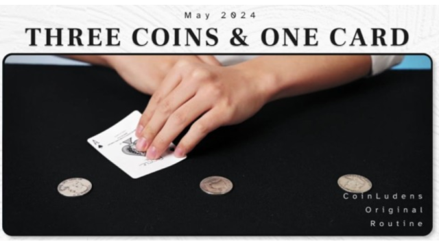 3 Coins & 1 Card Routine by Coinludens - Card Tricks 3 Coins & 1 Card Routine by Coinludens - Card Tricks