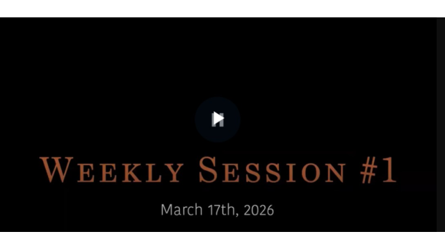 Helder Guimaraes – Weekly Session #1 (2026-03-17) - 2026 Helder Guimaraes – Weekly Session #1 (2026-03-17) - 2026