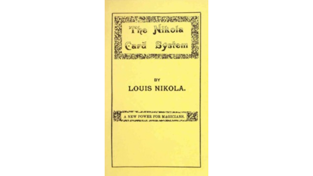 The Nikola Card System by Louis Nikola - Magic Ebooks The Nikola Card System by Louis Nikola - Magic Ebooks