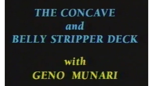 The Concave Stripper Deck by Geno Munari - Card Tricks
