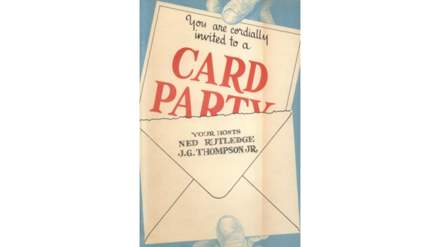 Card Party by J. G. Thompson Jr. & Ned Rutledge - Magic Ebooks